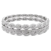 White Diamond Bangle